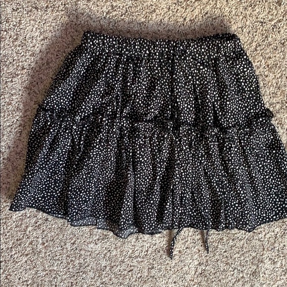 vsco ruffle skirt